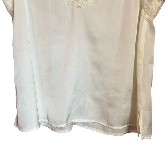 NWT! BP ivory lace trim tank with adjustable straps - Picture 12 of 14